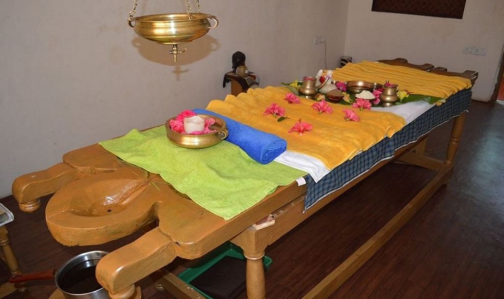 Sala privativa para massagem